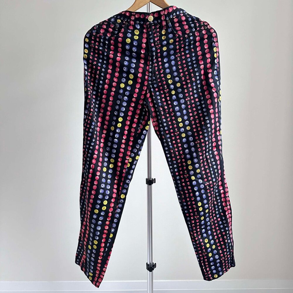 🍋 EUC Versace Jeans Couture Fruits Collection Pants, Size 31 🍊